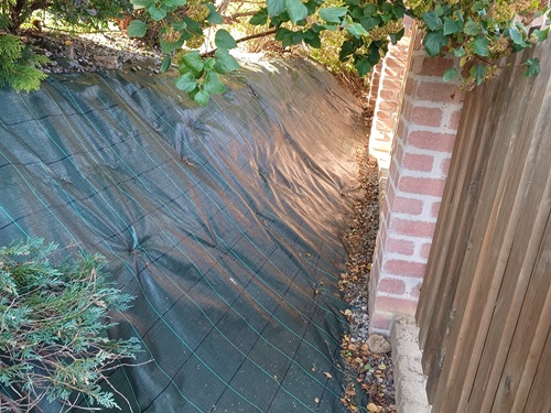 Pokládka geotextilie